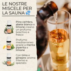 Le nostre migliori composizioni per la sauna