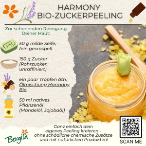 DIY-Bio-Zuckerpeeling mit der Ölmischung Harmony