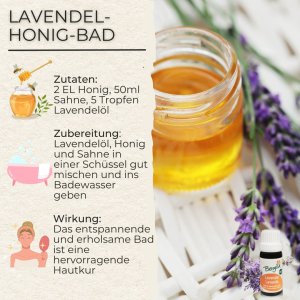 Lavendel Honig Bad